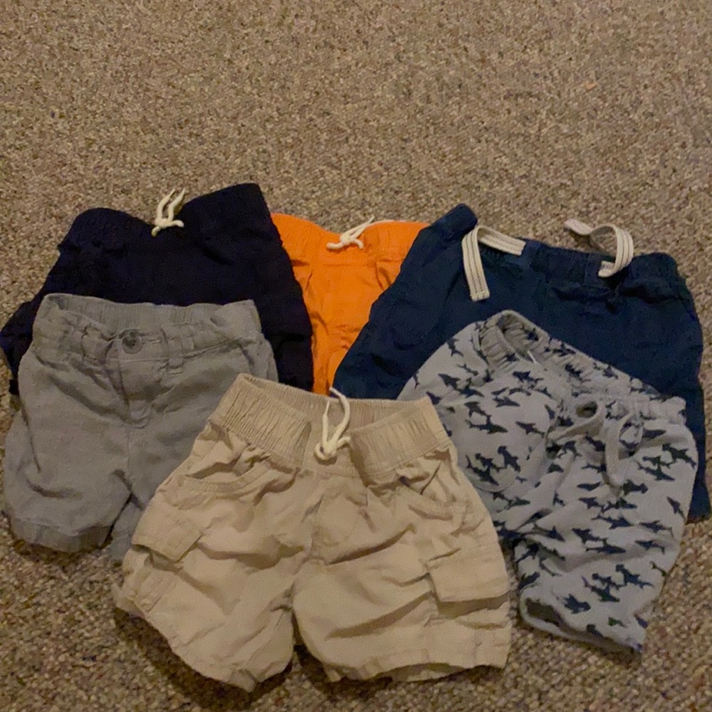 Set of 6, 18-24 month shorts. Baby Gap + Old Navy